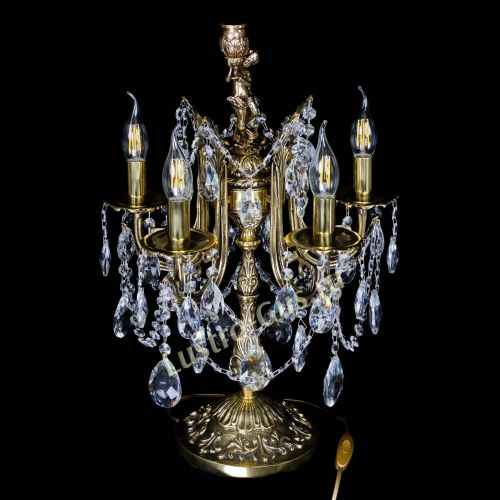 Бронзовая настольная лампа Луиза №5/2 журавлик в Новокузнецке Бронзовая настольная лампа Луиза №5/2 журавлик в Новокузнецке