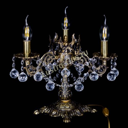 Бронзовая настольная лампа Муза №3 шар в Новокузнецке Бронзовая настольная лампа Муза №3 шар в Новокузнецке