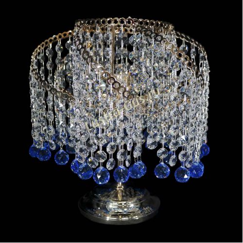 Настольная лампа Космея шар синяя в Новокузнецке Настольная лампа Космея шар синяя в Новокузнецке