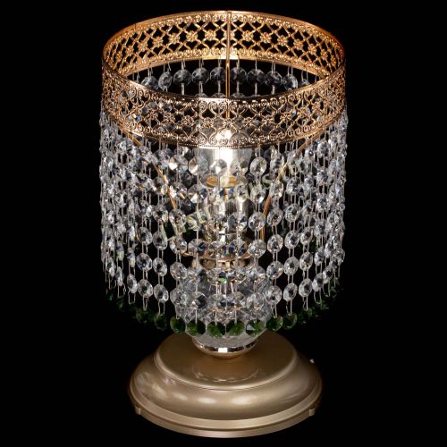 Настольная лампа Венеция №1 мини зеленая в Новокузнецке Гусь Хрустальный