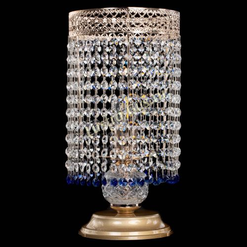 Настольная лампа Венеция оптикон №1 синяя в Новокузнецке Настольная лампа Венеция оптикон №1 синяя в Новокузнецке