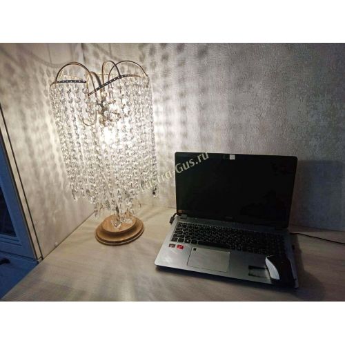 Настольная лампа Виноград №1 в Новокузнецке Гусь Хрустальный