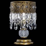 Настольная лампа Восток с пластинками под бронзу Черная в Новокузнецке