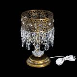 Настольная лампа Восток с пластинками под бронзу Черная в Новокузнецке