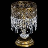 Настольная лампа Восток с пластинками под бронзу Черная в Новокузнецке