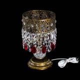 Настольная лампа Восток с пластинками под бронзу Красная в Новокузнецке