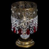 Настольная лампа Восток с пластинками под бронзу Красная в Новокузнецке