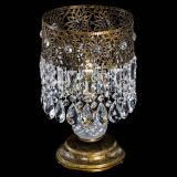 Настольная лампа Восток с пластинками под бронзу в Новокузнецке