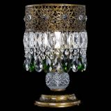 Настольная лампа Восток с пластинками под бронзу Зеленая в Новокузнецке