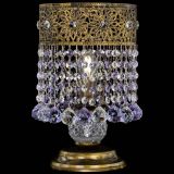 Настольная лампа Восток с шарами под бронзу Фиолетовая в Новокузнецке