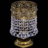 Настольная лампа Восток с шарами под бронзу Фиолетовая в Новокузнецке