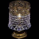 Настольная лампа Восток с шарами под бронзу Фиолетовая в Новокузнецке