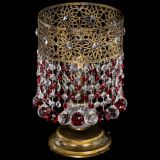 Настольная лампа Восток с шарами под бронзу Красная в Новокузнецке