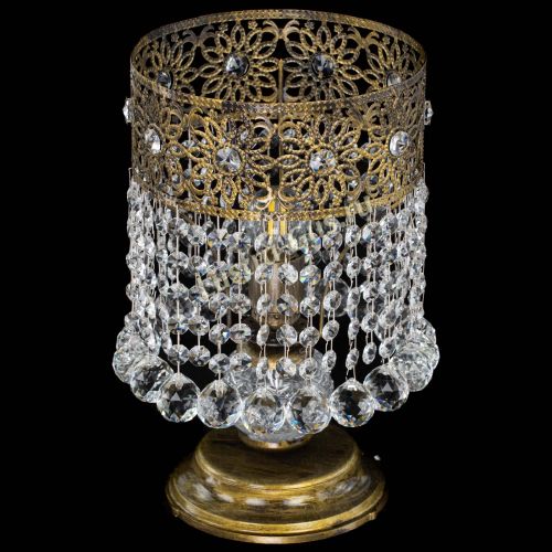 Настольная лампа Восток с шарами под бронзу в Новокузнецке Гусь Хрустальный