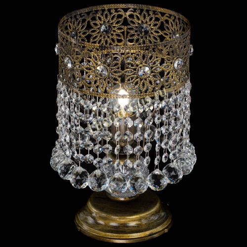 Настольная лампа Восток с шарами под бронзу в Новокузнецке Гусь Хрустальный