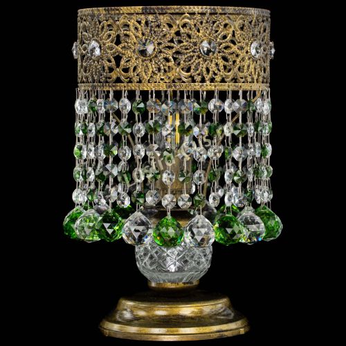 Настольная лампа Восток с шарами под бронзу Зеленая в Новокузнецке Настольная лампа Восток с шарами под бронзу Зеленая в Новокузнецке