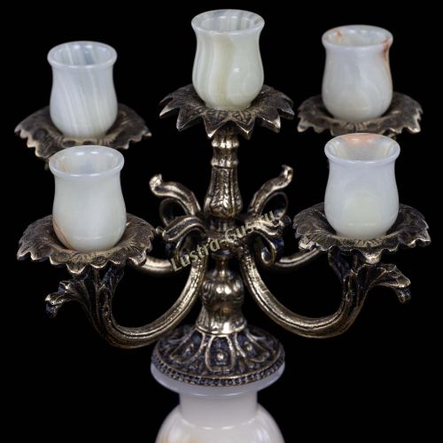 Подсвечник Оникс №5 в Новокузнецке Гусь Хрустальный