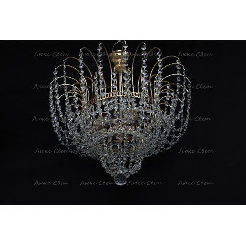 Люстра Акация № 1 - 3 лампы подвесная в Новокузнецке Гусь Хрустальный