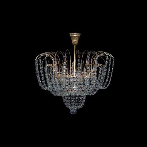 Люстра Акация № 1 - 3 лампы подвесная в Новокузнецке Гусь Хрустальный