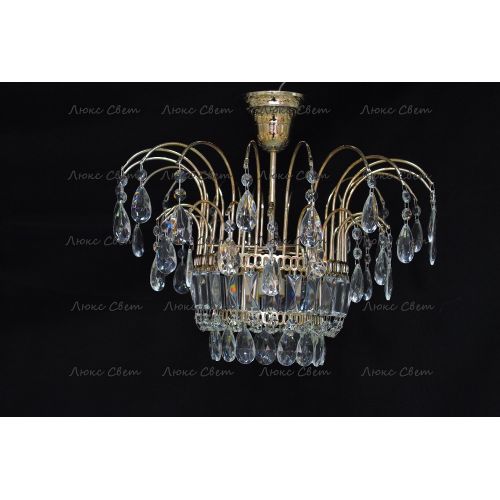 Люстра Акация № 4 - 1 лампа подвесная в Новокузнецке Гусь Хрустальный