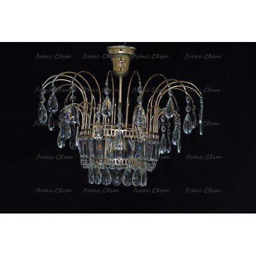 Люстра Акация № 4 - 1 лампа подвесная в Новокузнецке Гусь Хрустальный