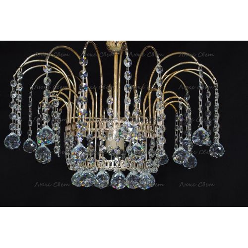 Люстра Акация № 5 - 1 лампа подвесная в Новокузнецке Гусь Хрустальный