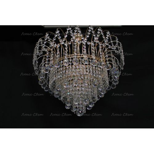 Люстра Акация № 4 - 4 лампы подвесная в Новокузнецке Гусь Хрустальный