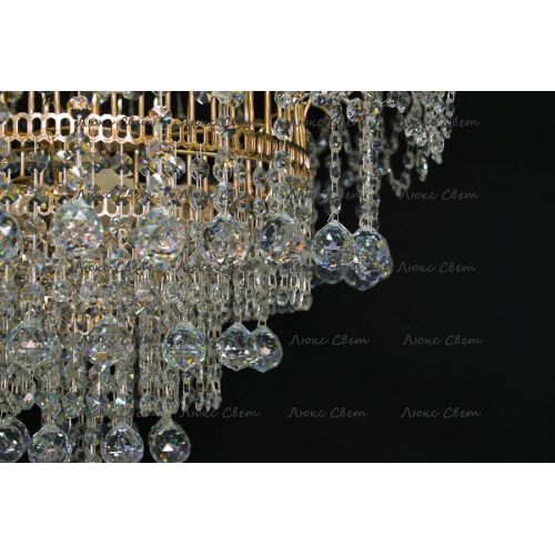 Люстра Акация № 4 - 4 лампы подвесная в Новокузнецке Гусь Хрустальный