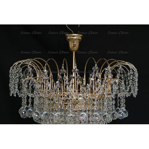 Люстра Акация № 4 - 4 лампы подвесная в Новокузнецке Гусь Хрустальный