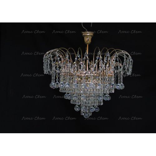 Люстра Акация № 4 - 4 лампы подвесная в Новокузнецке Гусь Хрустальный