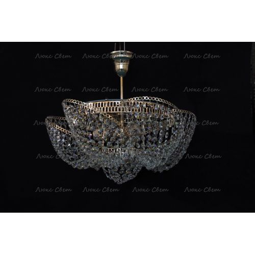 Люстра Космос 3 лампы с подвесом в Новокузнецке Гусь Хрустальный