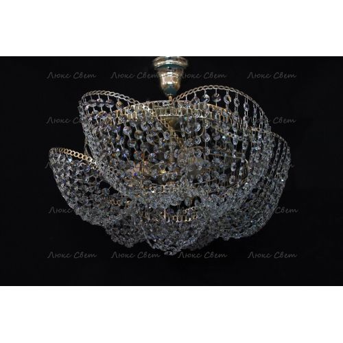 Люстра Космос 3 лампы с подвесом в Новокузнецке Гусь Хрустальный