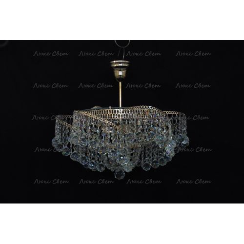 Люстра Космос 3 лампы с подвесом шар в Новокузнецке Гусь Хрустальный