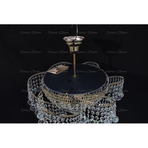 Люстра Космос 3 лампы с подвесом шар в Новокузнецке Гусь Хрустальный