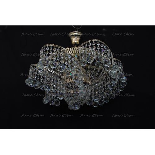 Люстра Космос 3 лампы с подвесом шар в Новокузнецке Гусь Хрустальный