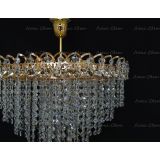 Люстра Капель Лепесток обтикон подвесная (собрана под конус) в Новокузнецке