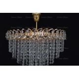 Люстра Капель Лепесток обтикон подвесная (собрана под конус) в Новокузнецке