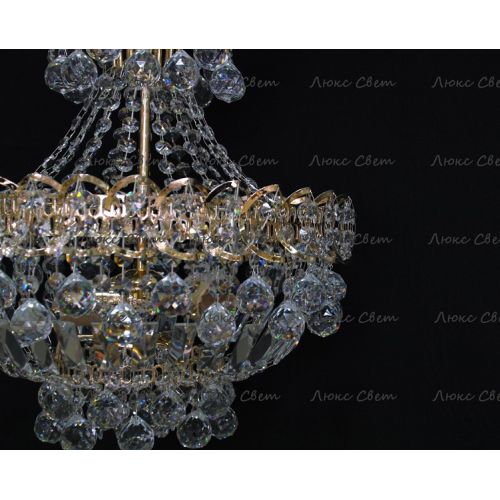 Люстра Катерина шар с подвесом в Новокузнецке Гусь Хрустальный