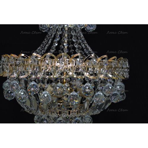 Люстра Катерина шар с подвесом в Новокузнецке Гусь Хрустальный