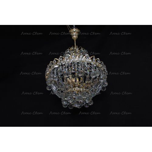 Люстра Катерина шар с подвесом в Новокузнецке Гусь Хрустальный