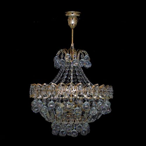 Люстра Катерина шар с подвесом в Новокузнецке Гусь Хрустальный