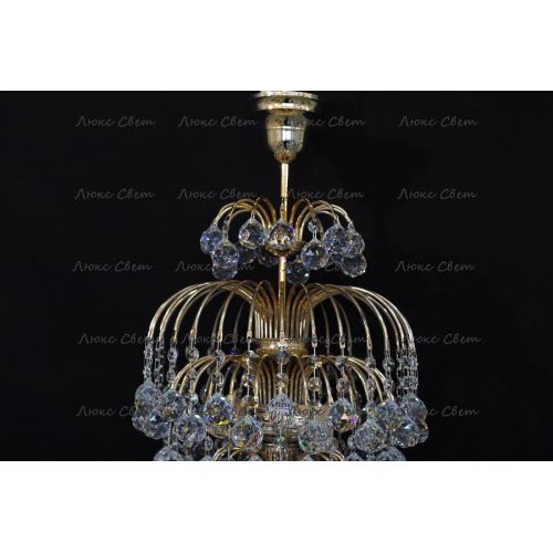 Люстра Хрустальные брызги с подвесом шар 30 мм в Новокузнецке Гусь Хрустальный
