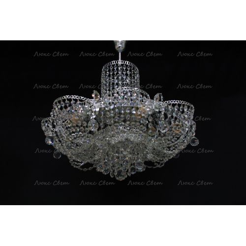 Люстра Ромашка Ольга шар 30 мм подвесная в Новокузнецке Гусь Хрустальный