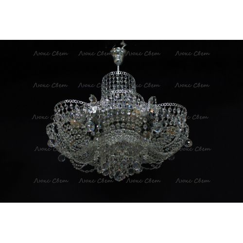 Люстра Ромашка Ольга шар 30 мм подвесная в Новокузнецке Гусь Хрустальный