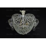 Люстра Ромашка подсолнух подвесная, цвет фурнитуры: серебро, Люстры Гусь Хрустальный Люстра Ромашка подсолнух подвесная, цвет фурнитуры: серебро, Люстры Гусь Хрустальный