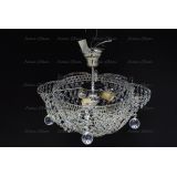 Люстра Ромашка подсолнух подвесная, цвет фурнитуры: серебро, Люстры Гусь Хрустальный Люстра Ромашка подсолнух подвесная, цвет фурнитуры: серебро, Люстры Гусь Хрустальный