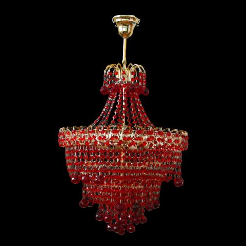 Люстра Натали Софья красная в Новокузнецке Люстра Натали Софья красная в Новокузнецке