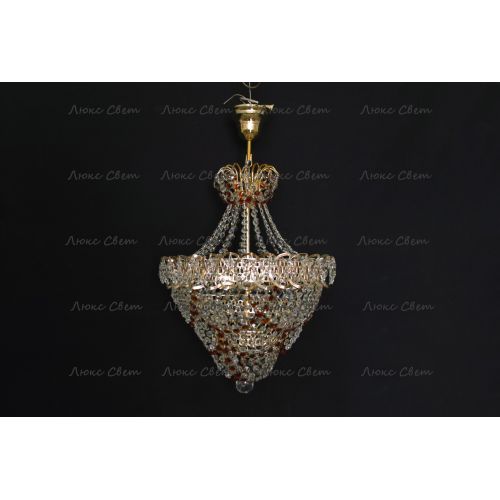 Люстра Натали Роза чайная в Новокузнецке Гусь Хрустальный