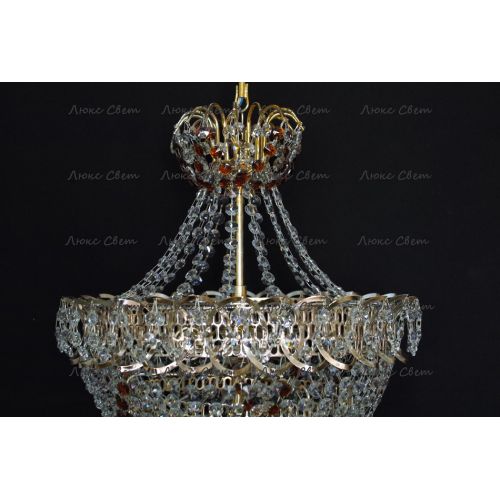 Люстра Натали Роза чайная в Новокузнецке Гусь Хрустальный