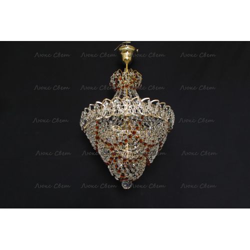 Люстра Натали Роза чайная в Новокузнецке Гусь Хрустальный